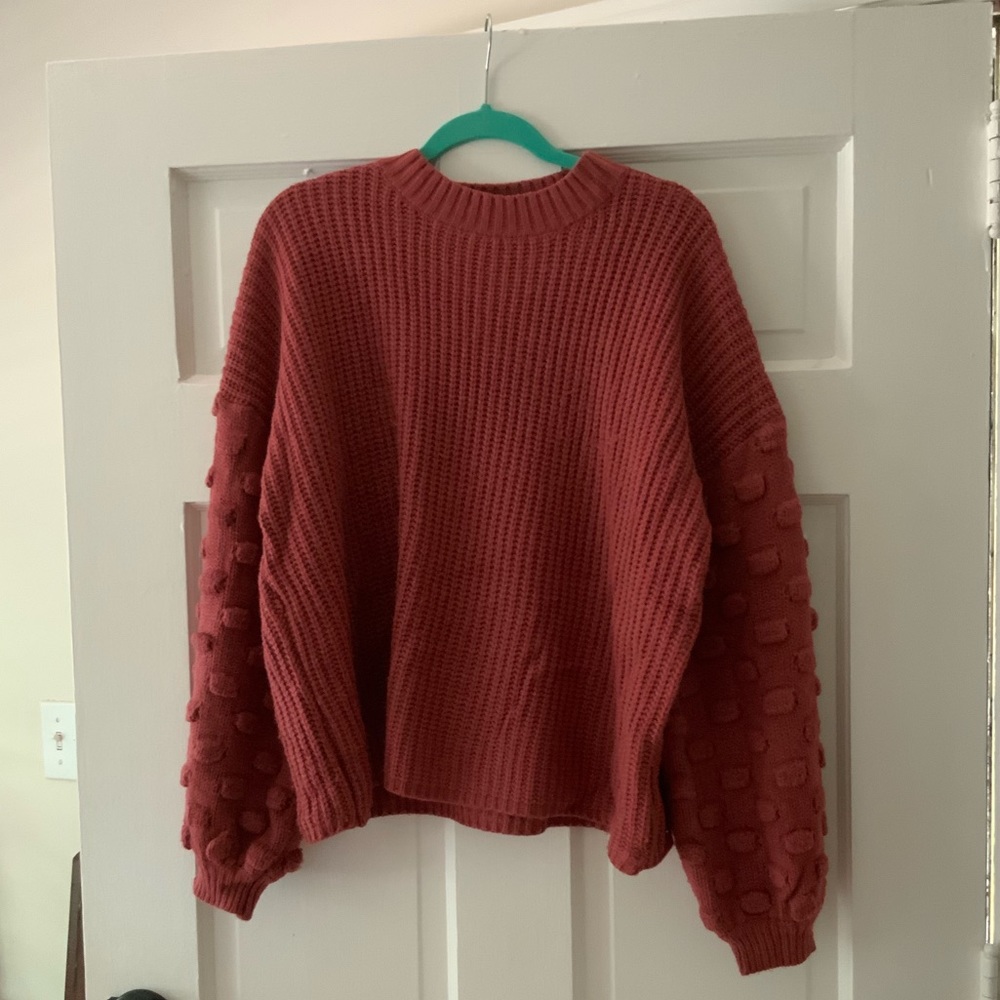 Comfy Pink Bohemian Sweater